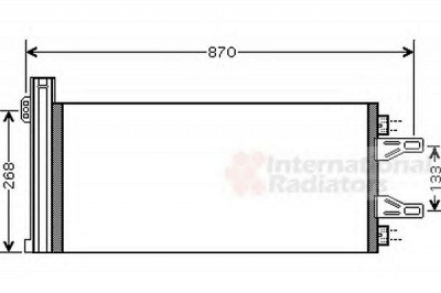 VAN WEZEL 09005248 -  Конденсатор, кондиционер